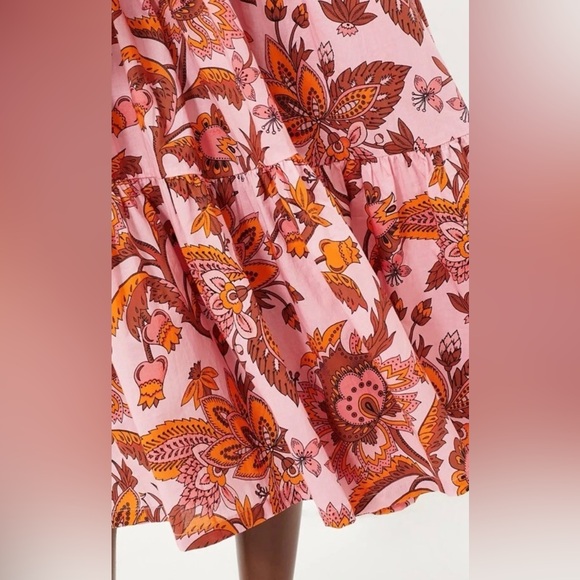 Tuckernuck + Hyacinth House Salty Paloma Maxi Dress in Sunset Chintz | M | New - Picture 6 of 14